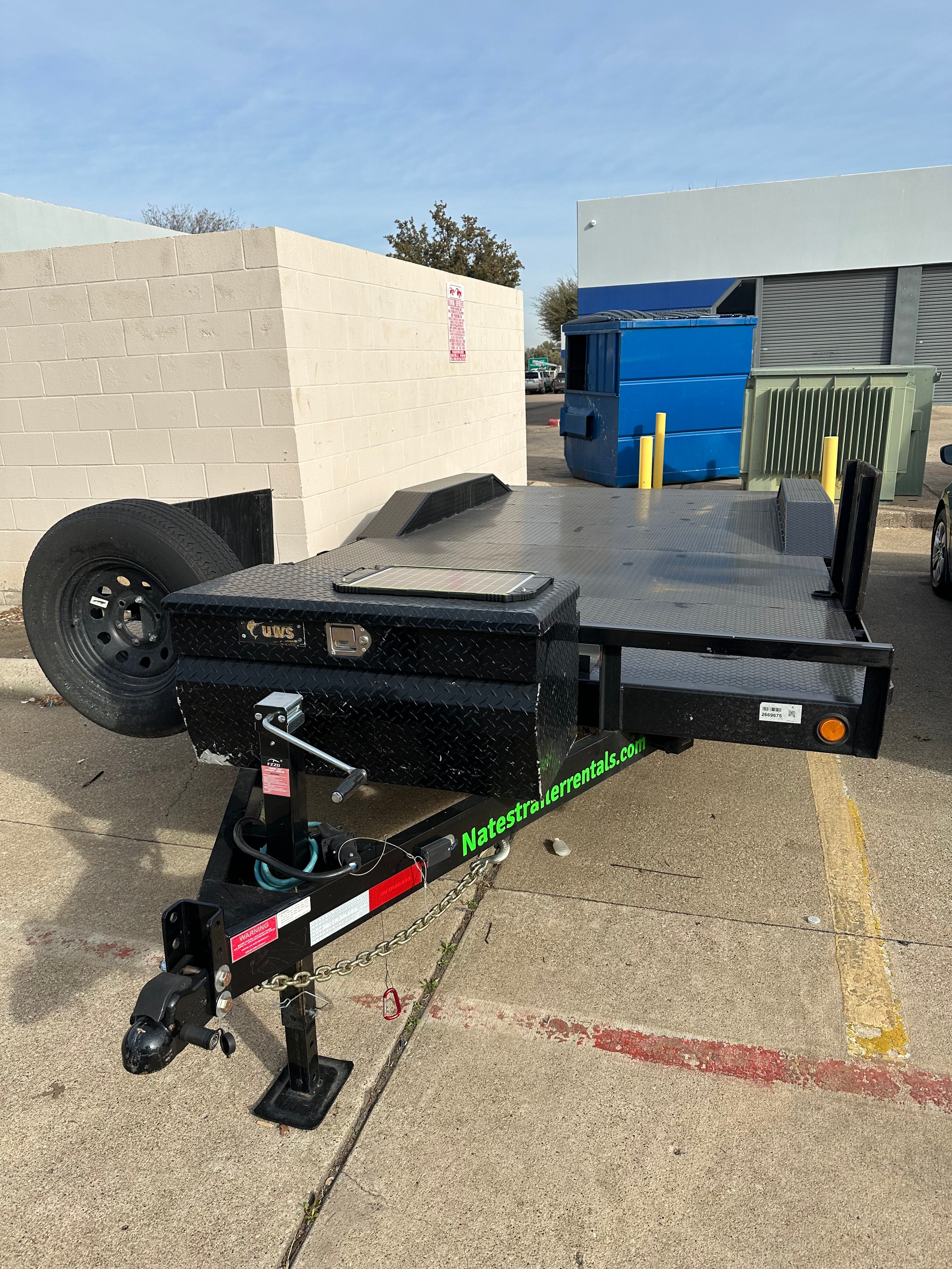 20ft Car Hauler Flatbed Trailer thumbnail 2